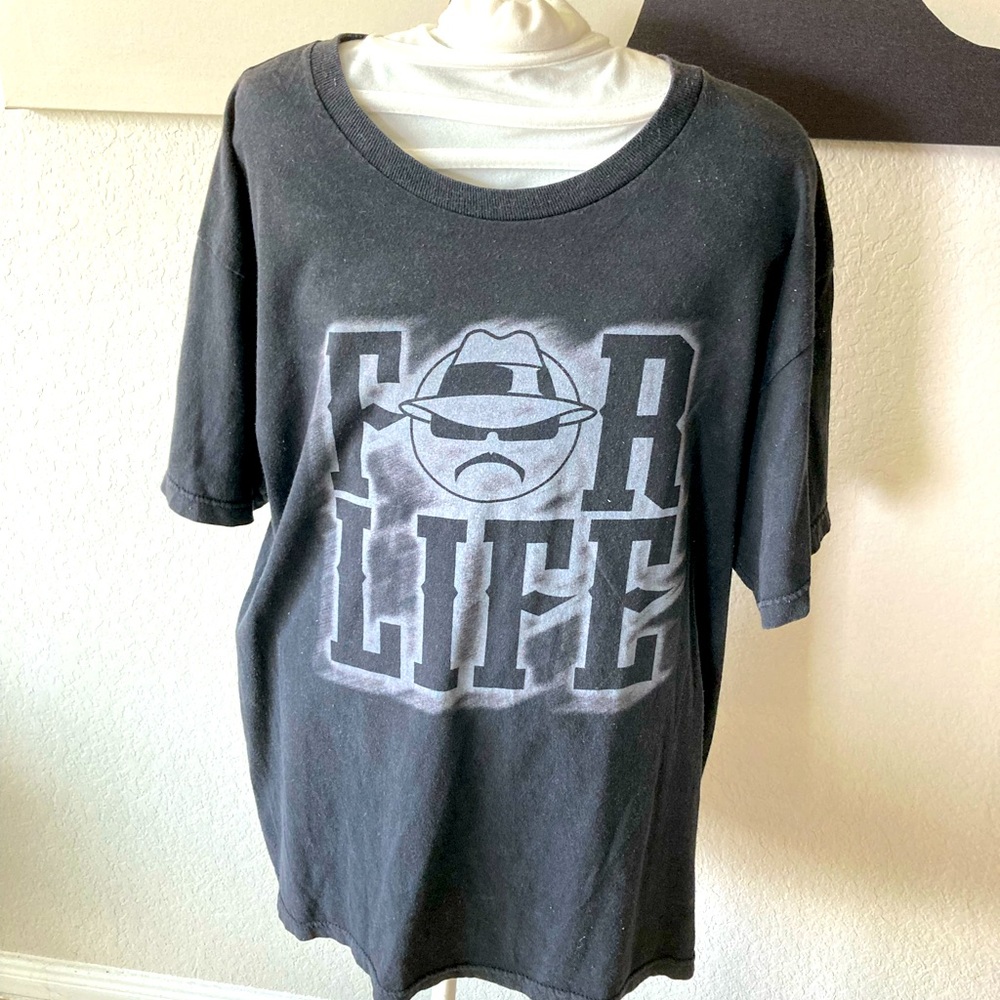 Low rider brand quote for life” black T-shirt